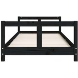  Za dječji krevet crni 80 x 200 cm od masivne borovine | shoptok.hr