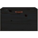  Zidni ormarić crni 60 x 30 x 35 cm od masivne borovine | shoptok.hr