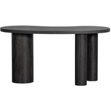 WOOOD Temno rjava stranska mizica v borovem dekorju 70x150 cm Maan – | Shoptok.si