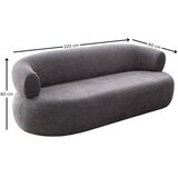 Atelier Del Sofa trosed roma dark grey | Eponuda.com