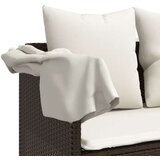  5-dijelni set vrtnih sofa s jastucima poliratan smeđi | shoptok.hr