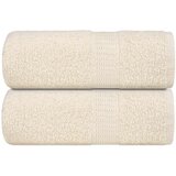 vidaXL Brisače 2 kos krem 30x30 cm 360 gsm 100% bombaž, (21822755) | Shoptok.si