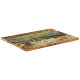  Pravokutna stolna ploča 60 x 80 cm 25 - 27 mm obnovljeno drvo | shoptok.hr