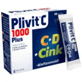 Plivit C 1000 Plus + D + Cink