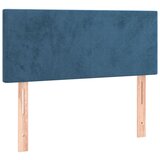 vidaXL Posteljno vzglavje temno modro 80x5x78/88 cm žamet, (20938491) Cene