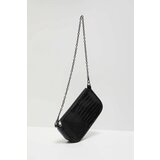 Marisse Imitation Snakeskin Shoulder Bag, Black | Eponuda.ba