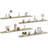  Zidne police 4 kom boja hrasta sonome 100 x 9 x 3 cm | Eponuda.com