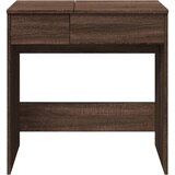  Toaletni stolić s ogledalom smeđa boja hrasta 73x46,5x120 cm | Shoptok.si