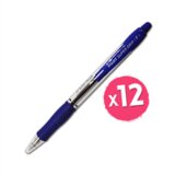 Pilot Kemični svinčnik Super Grip Fine BPGP-10R-F, modra, 12 kosov Cene