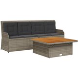 3-dijelni set vrtnih sofa od poliratana s jastucima bež | shoptok.hr