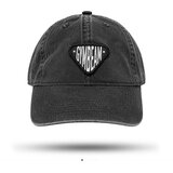 GymBeam sunday dad cap washed black uni Cene