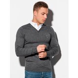 Ombre Muški džemper E120 siva Cene