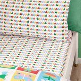 Catherine Lansfield Dječja plahta s gumom za krevet za jednu osobu 90x190 cm Curious Caterpillar – | shoptok.hr