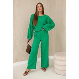 Kesi Muslin set blouse + trousers green Cijene