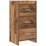 vidaXL Strani šal Star les 40 x 36 x 80 cm Inženirski les, (5000253279) | Shoptok.si