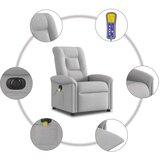  Električni masažni naslonjač od tkanine oblačnosivi | shoptok.hr