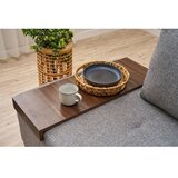 Atelier Del Sofa fotelja na razvlačenje perenna linen left grey Cene