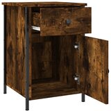  Noćni ormarići 2 kom dimljeni hrast 40x42x60 cm drveni | Eponuda.com