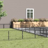  Kavez za pse crni 81 m² čelični | shoptok.hr