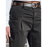 DStreet Spodnie damskie chinosy CHINOSKA czarne | Shoptok.si