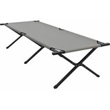  Sklopivi kamperski krevet Siva 210 x 80 x 46 cm Oxford tkanina | shoptok.hr