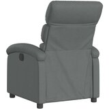 vidaXL Naslanjač iz temno sivega blaga | Shoptok.si