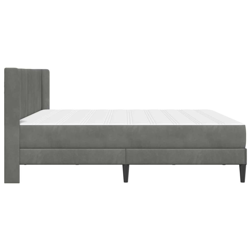  Okvir za krevet Tamno siva 180 x 200 cm Baršun - Tamno siva 180 x 200 cm | shoptok.hr