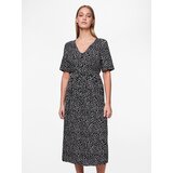 Pieces Obleka 'TALA' črna / off-bela | Shoptok.si
