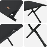 vidaXL Sklopiva Sjedala za Sunce 2 kom s Torbom Crna 600D Oxford Tkanina | shoptok.hr