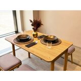 Hanah home Set trpezarijski sto i stolice Vina Mini 06 0701, Svijetlo siva | Eponuda.ba