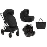 Kolica Thea 3in1 premium set sa autosedištem I-Xtend I-size i tvrdom korpom Black KKB20134 XTSET | Eponuda.com