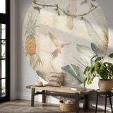  Okrugla fototapeta - Parrots in the jungle 140x140 | shoptok.hr