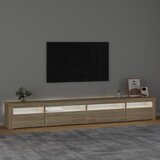TV ormarić s LED svjetlima boja hrasta sonome 270x35x40 cm | shoptok.hr