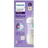 Avent response Natural Bočica s ventilacijskim umetkom, Medo, 260 ml | shoptok.hr