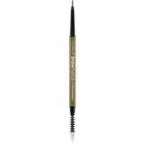 Claresa Browmance natančni svinčnik za obrvi s krtačko odtenek 02 Medium Brown 0,07 g