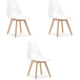  KITO stolica prozirna / prirodne noge x 3 | shoptok.hr