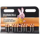 Duracell Baterije AAA Plus Power Boost 10 kosov, (5000547265) | Shoptok.si