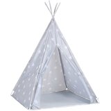  Dječji šator tipi od poliestera s torbom sivi 115x115x160 cm | Eponuda.ba