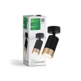 Greentech LED SPOT SVETILJKA GU10 X 1 CRNO-ZLATNA Cene