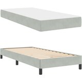  Krevet s opruga kutije Svijetlo siva 90 x 190 cm tkanina | Shoptok.si