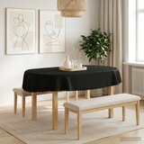  Tkanina za stol 5 kom. Ovalni Tamnosiva 130 x 220 cm Cijene
