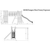 Fungoo set MAXI FUNNY EXPOSURE - drveno dječje igralište | shoptok.hr