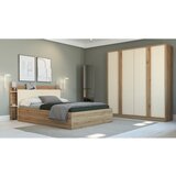 Marckeric Krem/u prirodnoj boji ormar u dekoru hrasta 180x197,5x53 cm Dennis – | shoptok.hr