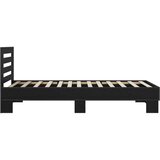  Okvir kreveta s uzglavljem Crni hrast 80 x 200 cm | shoptok.hr