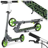 Ricokids romobil za djecu Kodi, PU kotači, crno zeleni Cijene