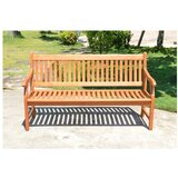 Garden Pleasure Rjava vrtna klop iz masivnega lesa New Jersey – | Shoptok.si