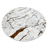 RugsX Preproga ALLURE 1963 krog Marmor - strukturna, elegantna, glamur belo / zlato cercle 200 cm, (22045605) | Shoptok.si
