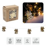 Molarem Home Božićne LED lampice na baterije &amp;ndash; 10 svjetala s motivom zvona Slike