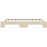  Dnevni krevet na razvlačenje krem 80 x 200 cm od tkanine | shoptok.hr