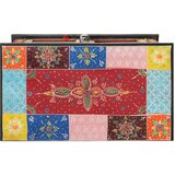  Ručno obojena komoda s vratima 53x30x75 cm masivno drvo manga | shoptok.hr